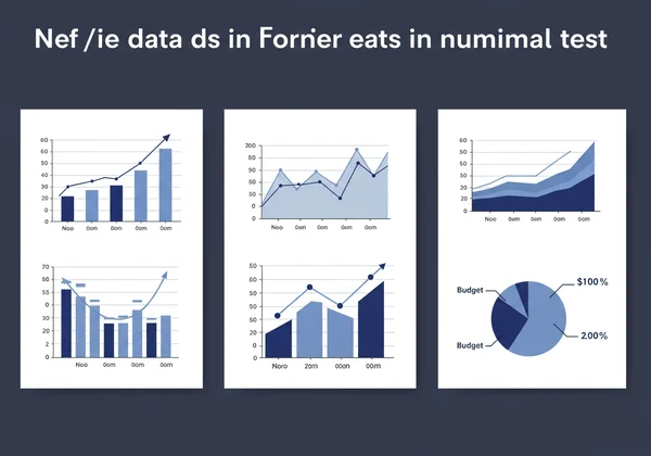 Examples of data charts in a numerical test