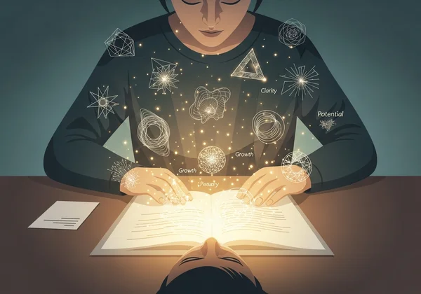 A person focused on completing a self-assessment to discover their strengths